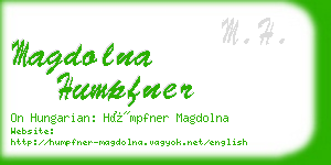 magdolna humpfner business card